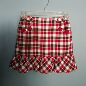 Childrens plaited skorts